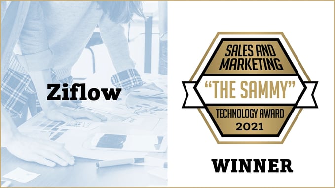 Sales and marketing "The Sammy" Technology Award 2021 Winner
