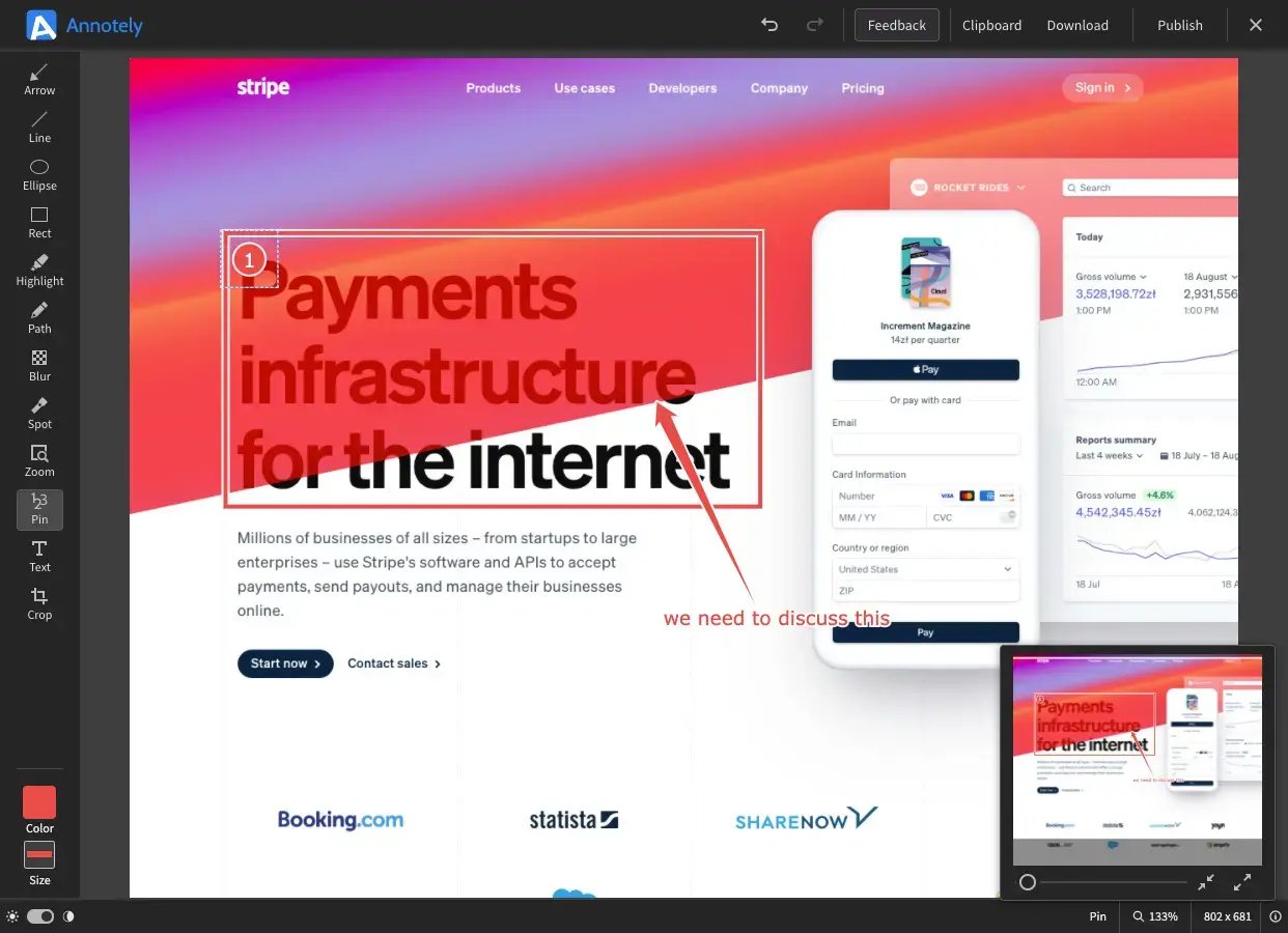Annotely browser-based online platform for annotation and proofing
