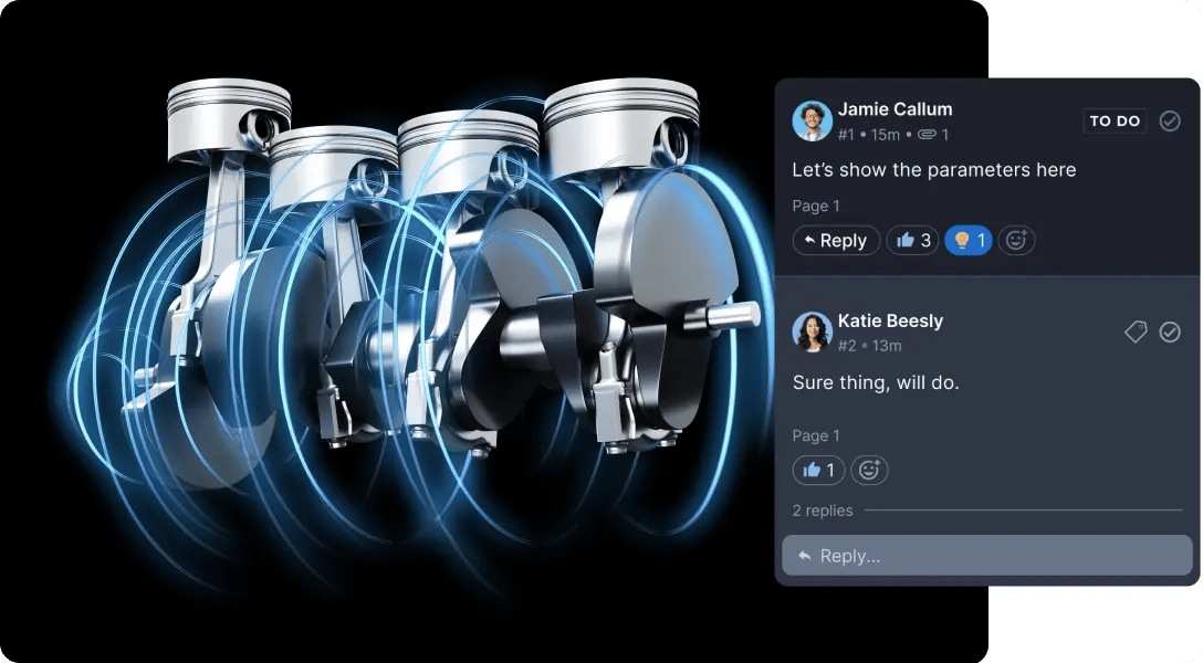 Comments section of a ziflow proof viewers with stakeholders avatars-2