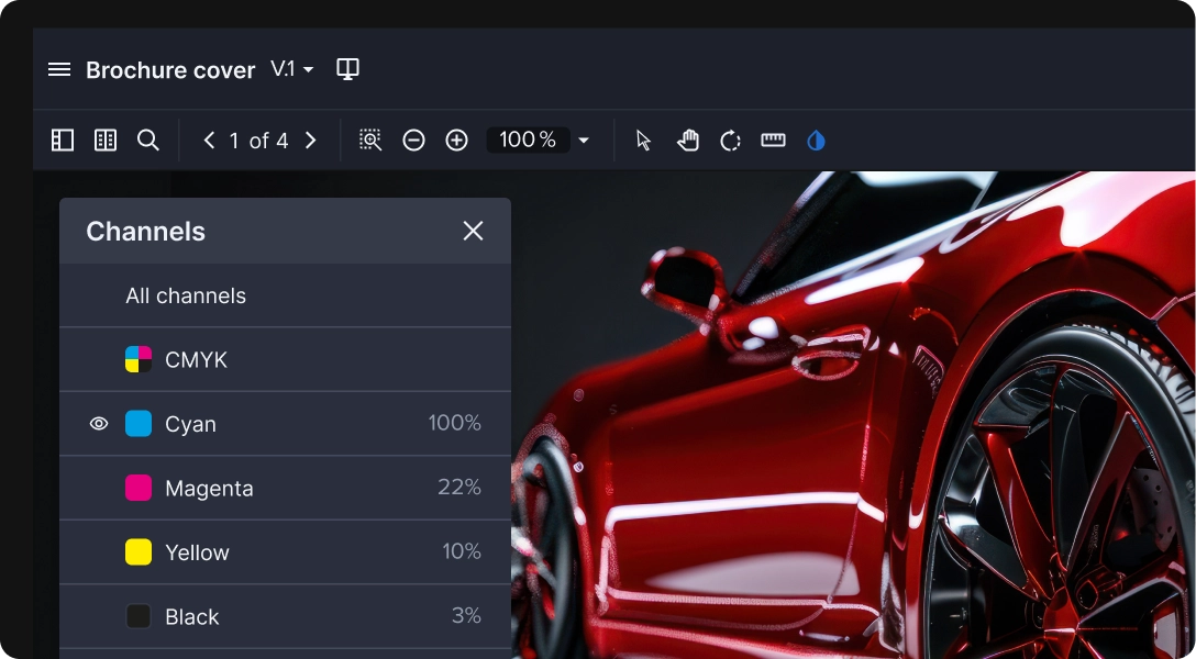 Auto Color Separation Online Proofing Software for Automotive Teams | Ziflow