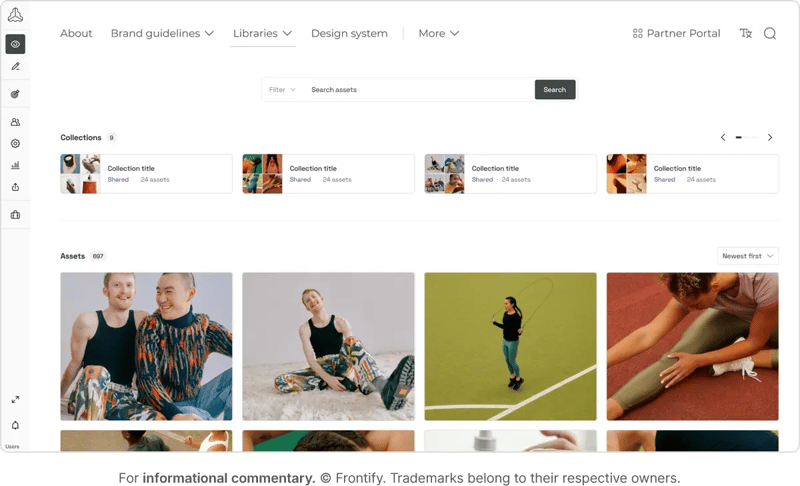 Frontify brand building platform for user friendly digital asset management and portals