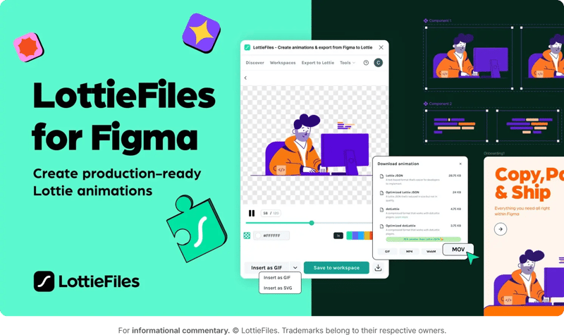 LottieFiles for Figma, create production-ready lottie animations in-app overview features