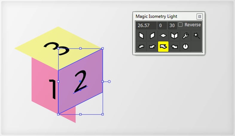 Magic Isometry Light Illustrator plugin for isometric drawings creation