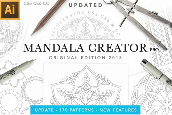 Mandala creator AI Updated - Original Edition 2018
