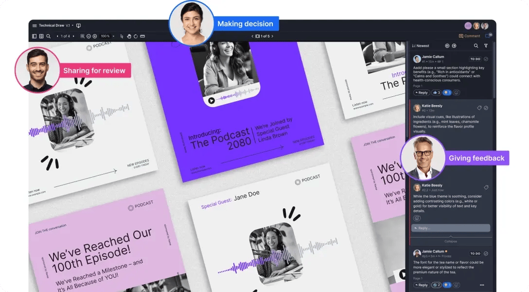 Marketing Teams -  Centralize feedback with Ziflow comments and proof viewer-1