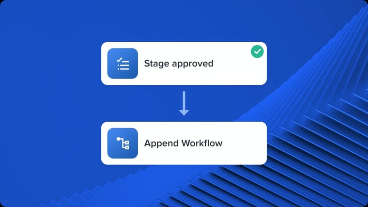 New workflow and automation capabilities that reduce redundant tasks for creative teams - stage approved, append workflow