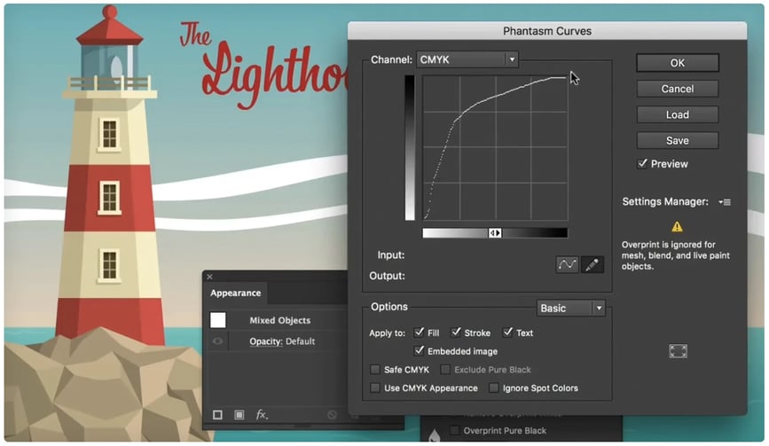 Phantasm for Adobe Illustrator software for adjusting vector artwork and effects