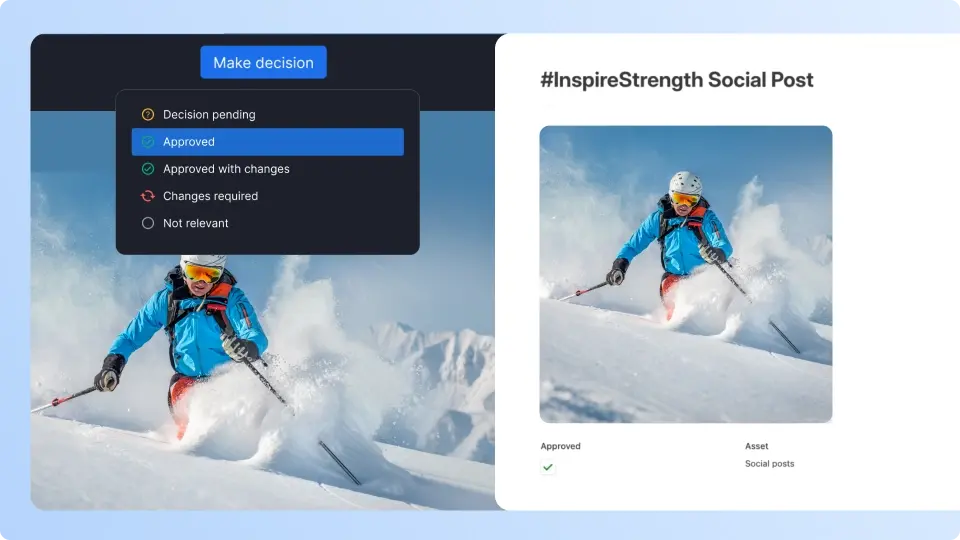 Stop duplicating work with Airtable and Ziflow integration - Decision proof dropdown screenshot-2
