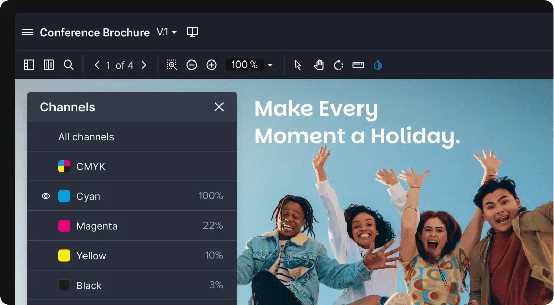 Visual accuracy for on-location promotions - Color selection tools of Ziflow-1
