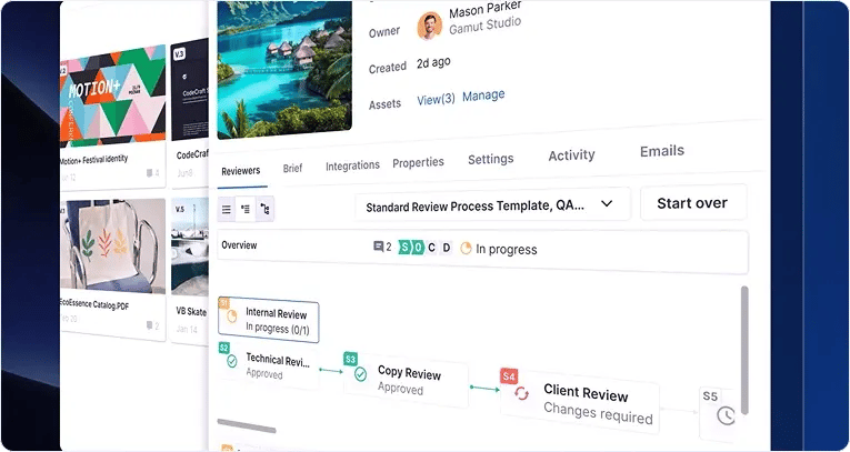 AWS using Ziflow in creative review process