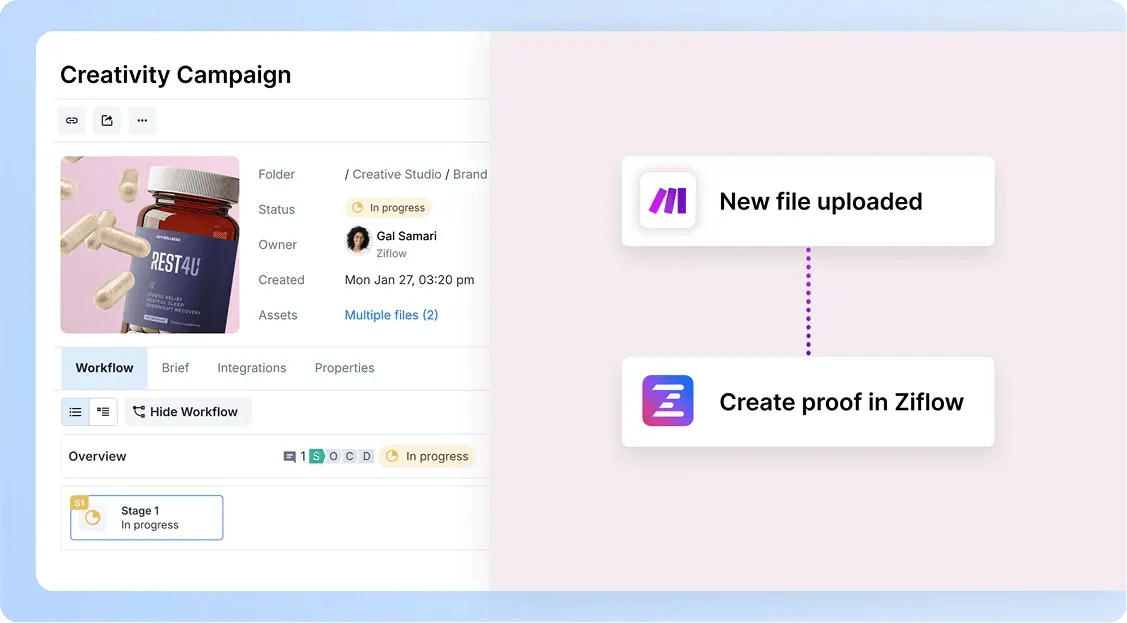 Automate proof creation with Ziflow and Make