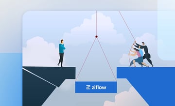 Workfront ProofHQ is being discontinued hero image - poeple building bridge for a client to pass