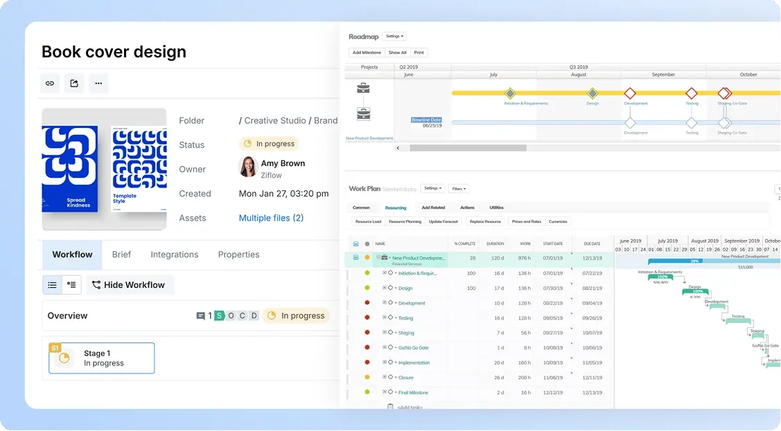 Ziflow and Planview AdaptiveWork integration - automate proofs and approvals-1