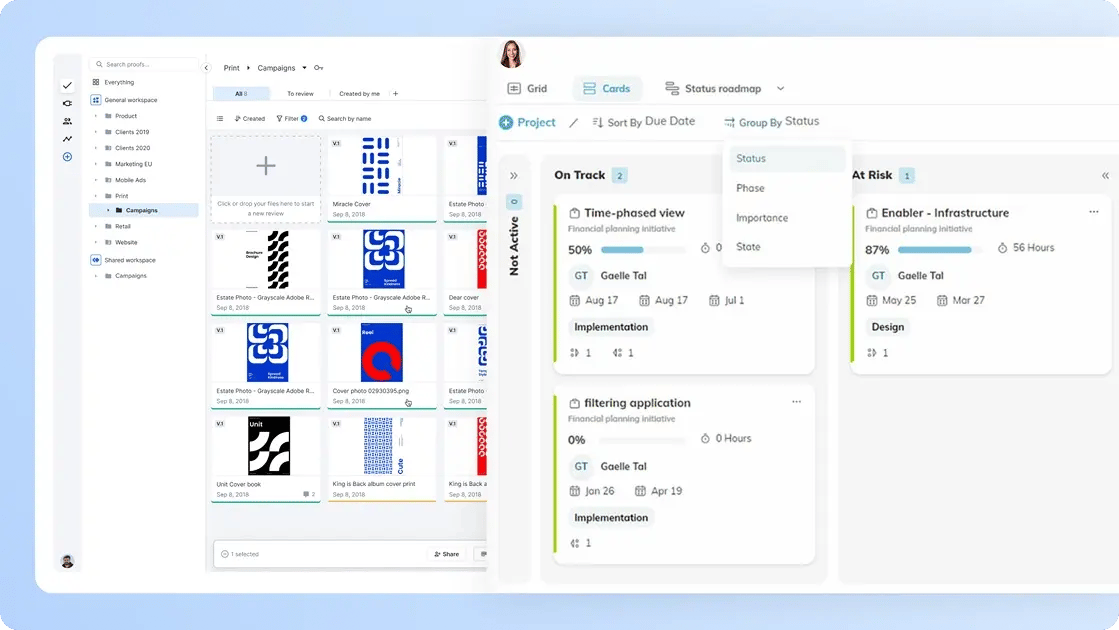 Ziflow and Planview AdaptiveWork integration - automating various proofing actitivies-1