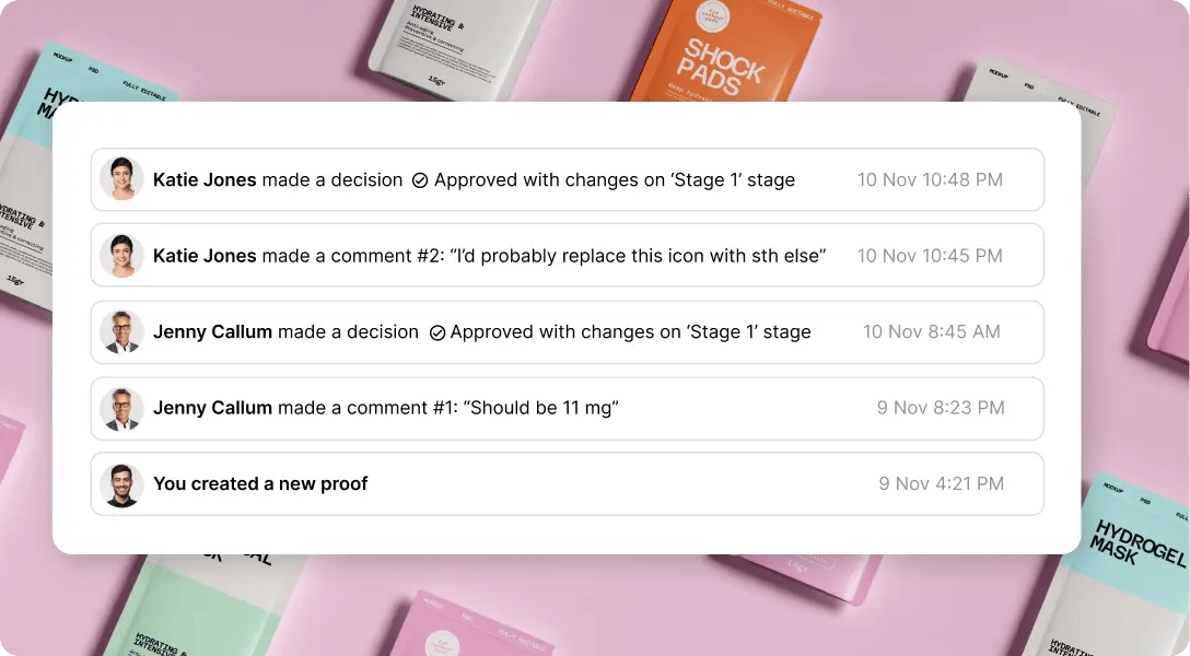 Ziflow built-in audit trails in a proof details-1