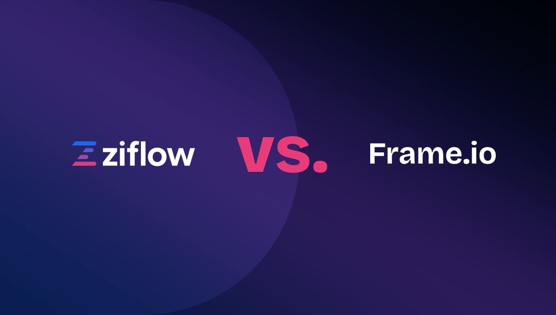 Ziflow vs. Frame.io: Which online proofing platform is best for your team?