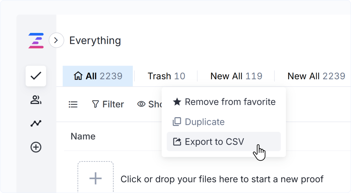 csv export ziflow 2025