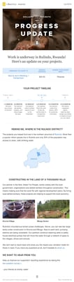 Charity water progress update screenshot