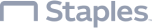 staples company logo in gray