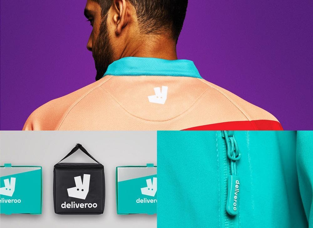 Deliveroo fashion elements - bag, blouse, zipper holder