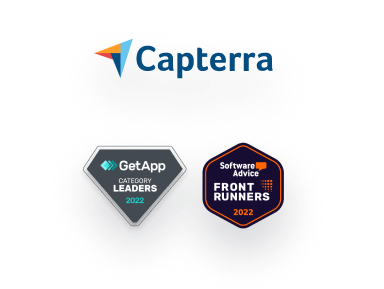capterra badges getapp category leaders, software advice front runners