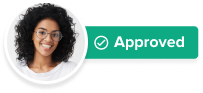 key benefits faster project delivery - woman avatar with approved badge